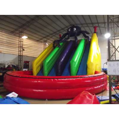 Most popular inflatable slide with pool for sales